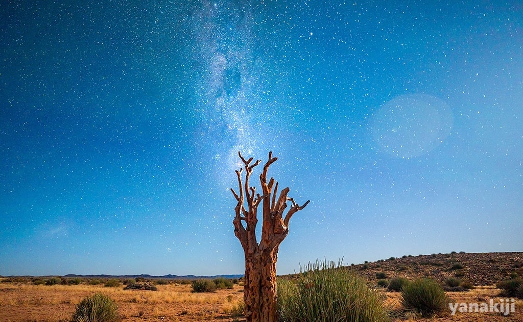 フィッシュリバーキャニオンの星景
