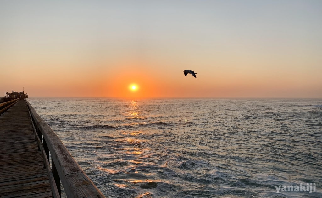 スワコプムントの夕日