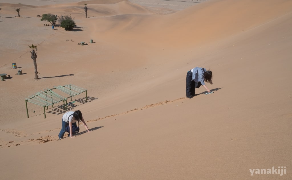 DUNE7を登るやなぎーとみとちゃん