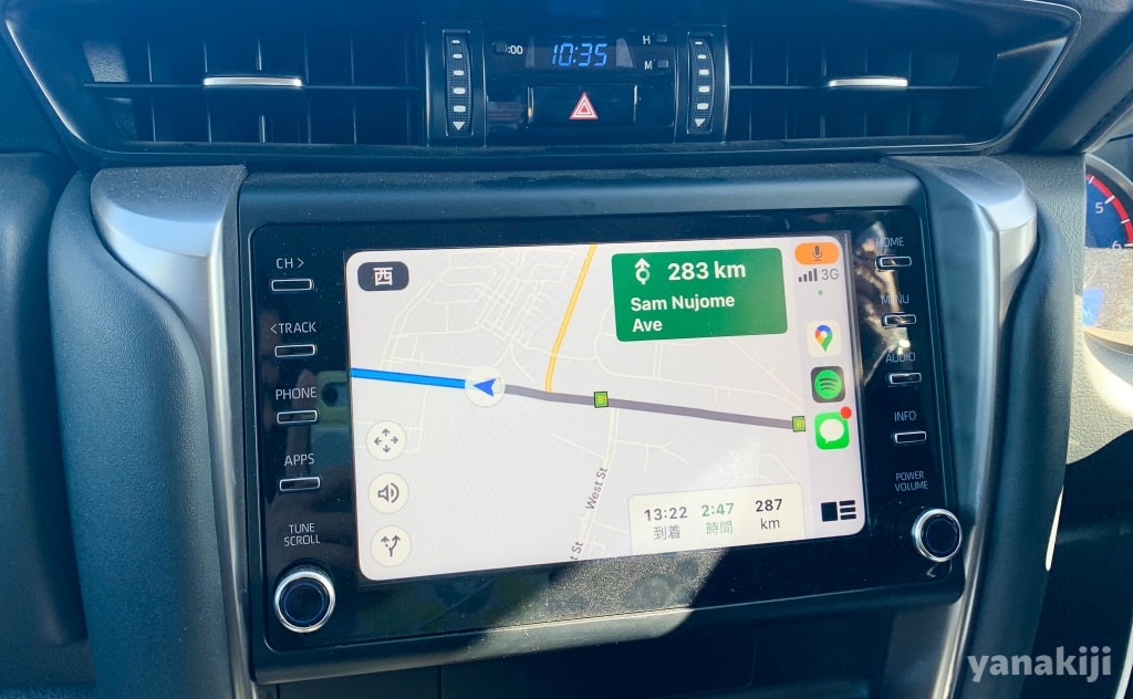 Googlemapの画面