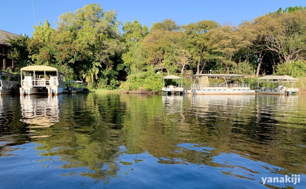 チョベ国立公園のボートサファリ_終わり