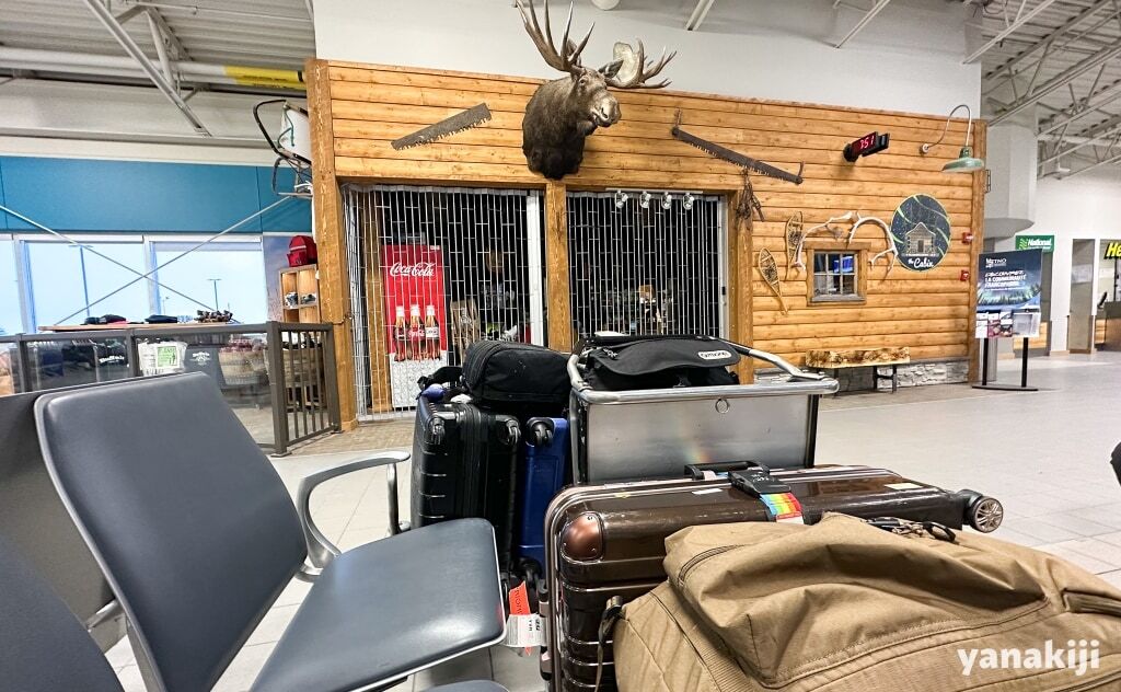イエローナイフ到着