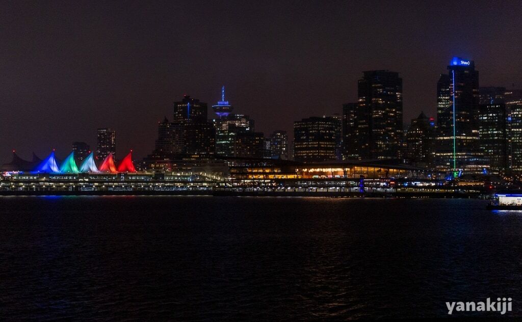 スタンレーパークからの夜景