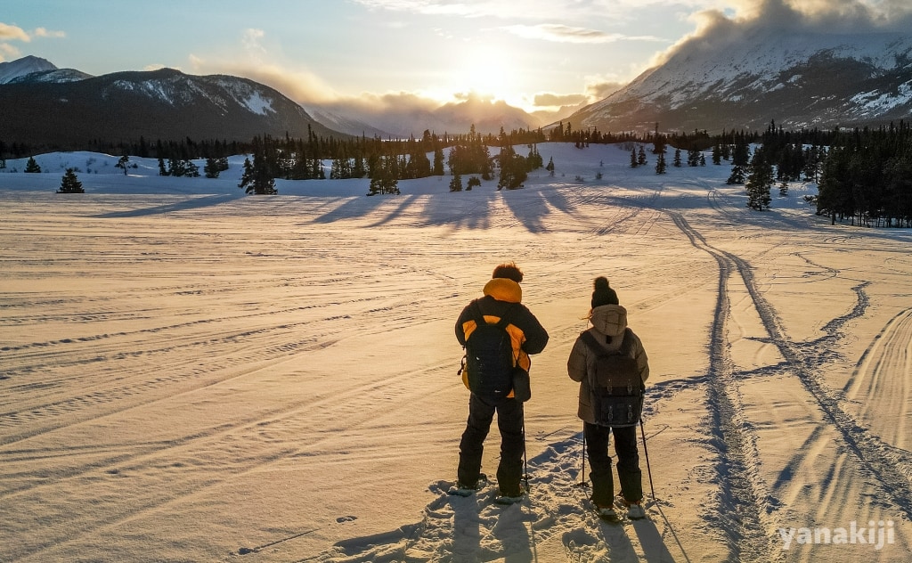Carcross-Desertの夕日を眺める