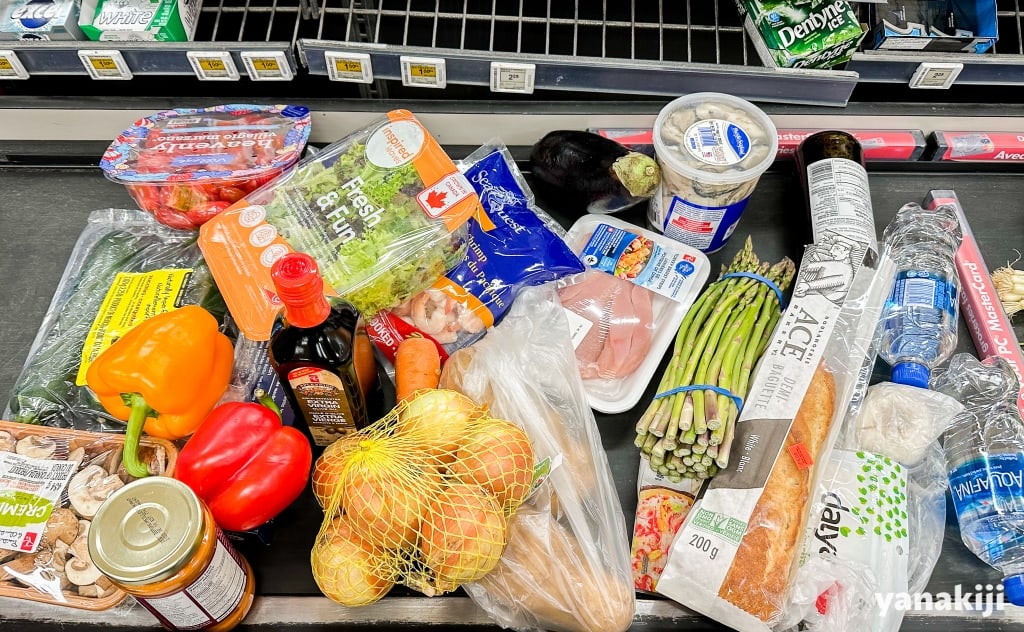 Real Canadian Superstoreで購入した食材