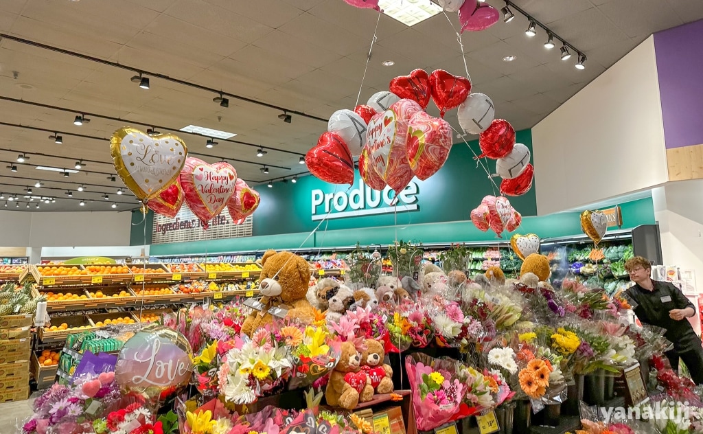 バレンタイン仕様のSafeway