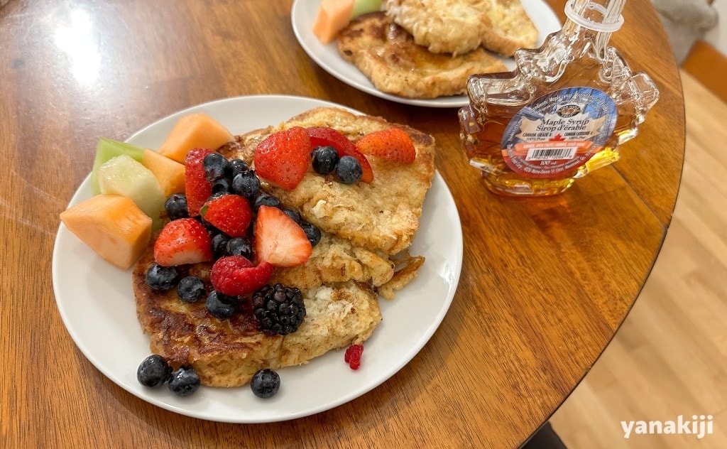 朝ごはんのフレンチトースト