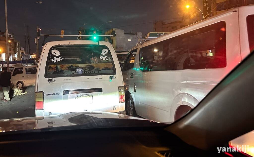 ラパスの夜道