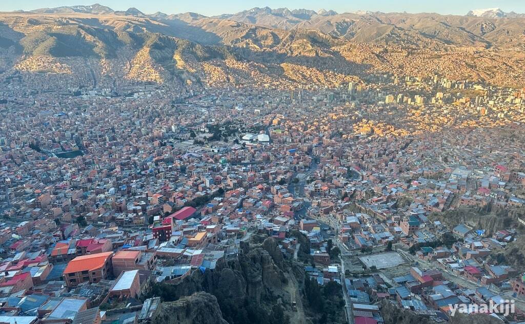 ロープウェイからの景色