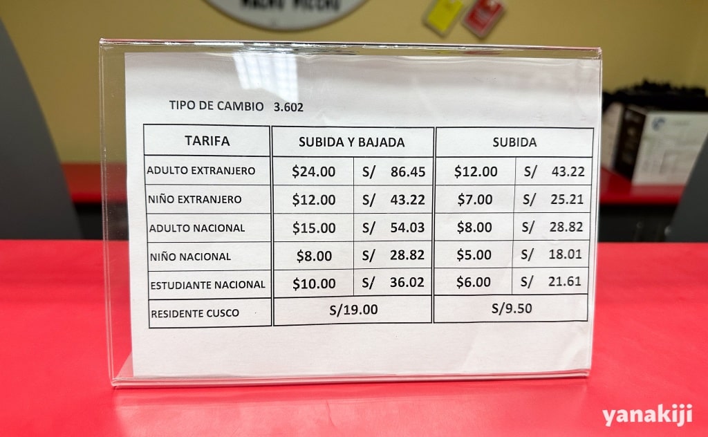 チケット料金