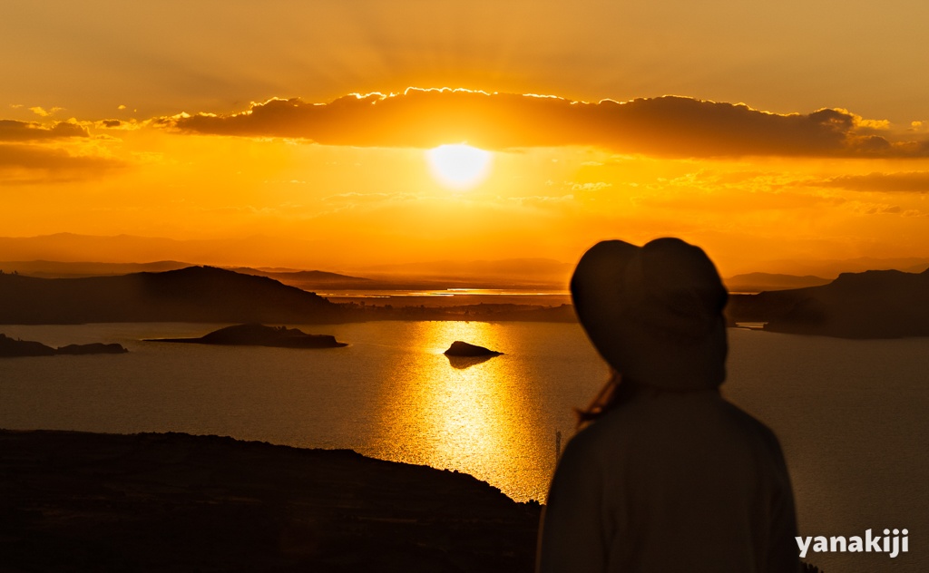 夕日
