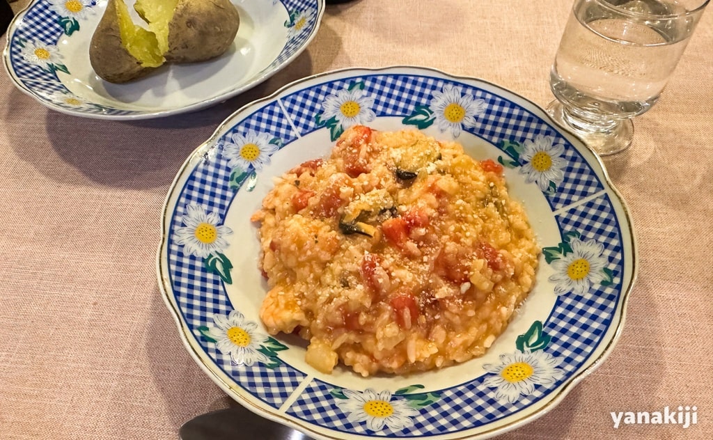 夜ごはんのリゾット