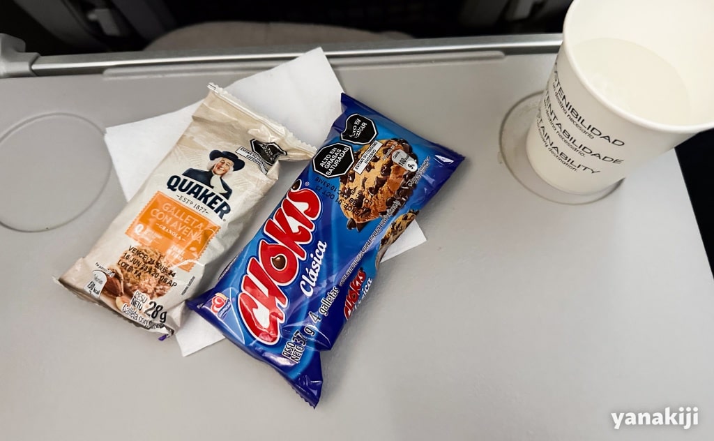 機内食のお菓子