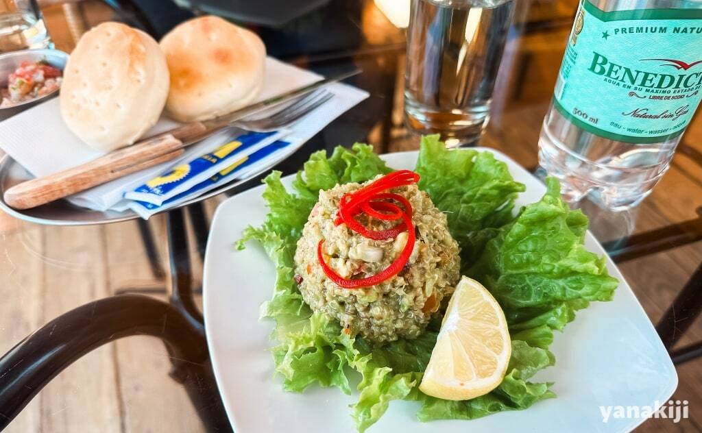チリで食べたアロス・コン・キヌア(キヌアライス)