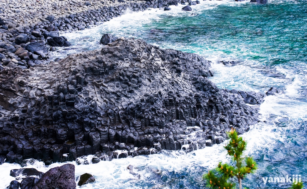 ゴジラのような岩