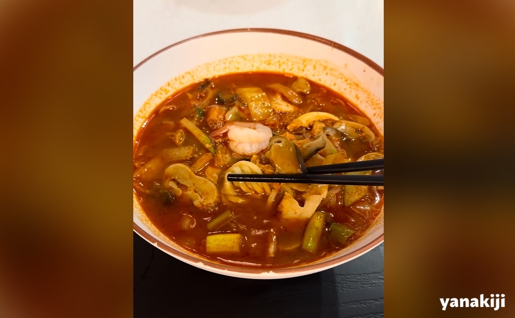 空港のラーメン