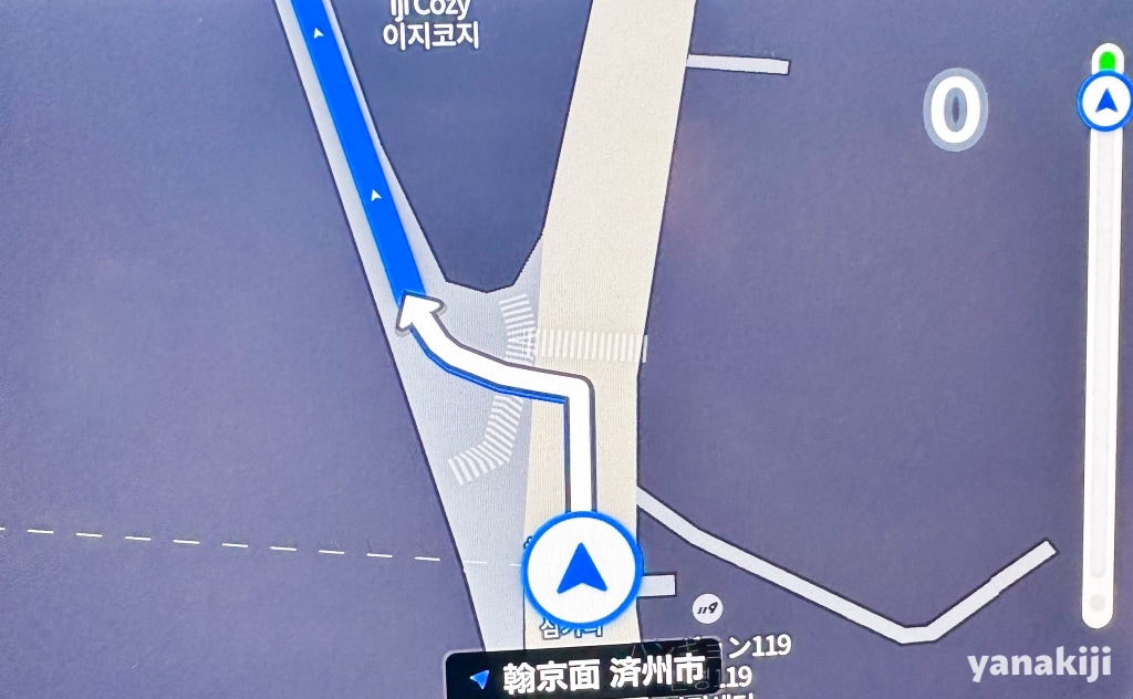 Navermapの地図
