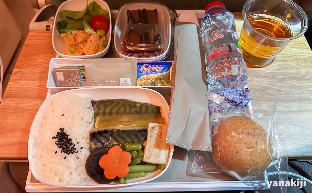 成田→ドバイの機内食
