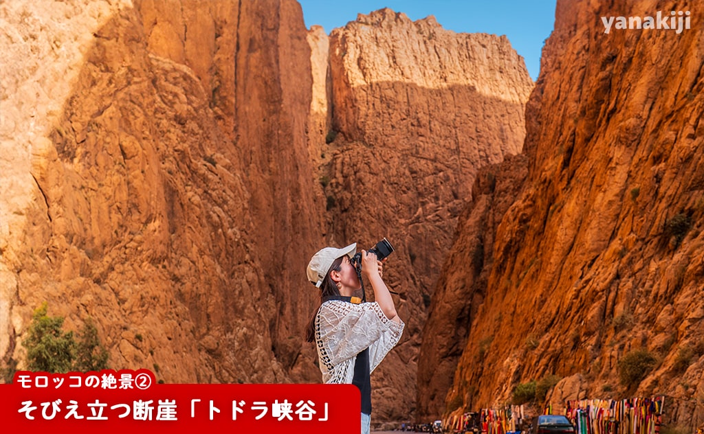 そびえ立つ断崖「トドラ峡谷」