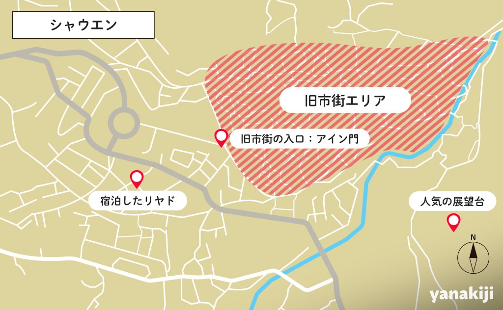 シャウエンMAP