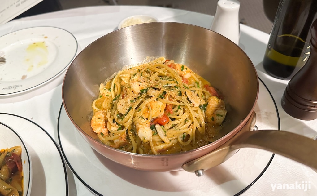 魚介のパスタ