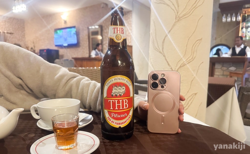 ホットジンジャーと地ビール