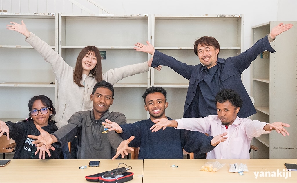 マダガスカルの大学生とyanakiji