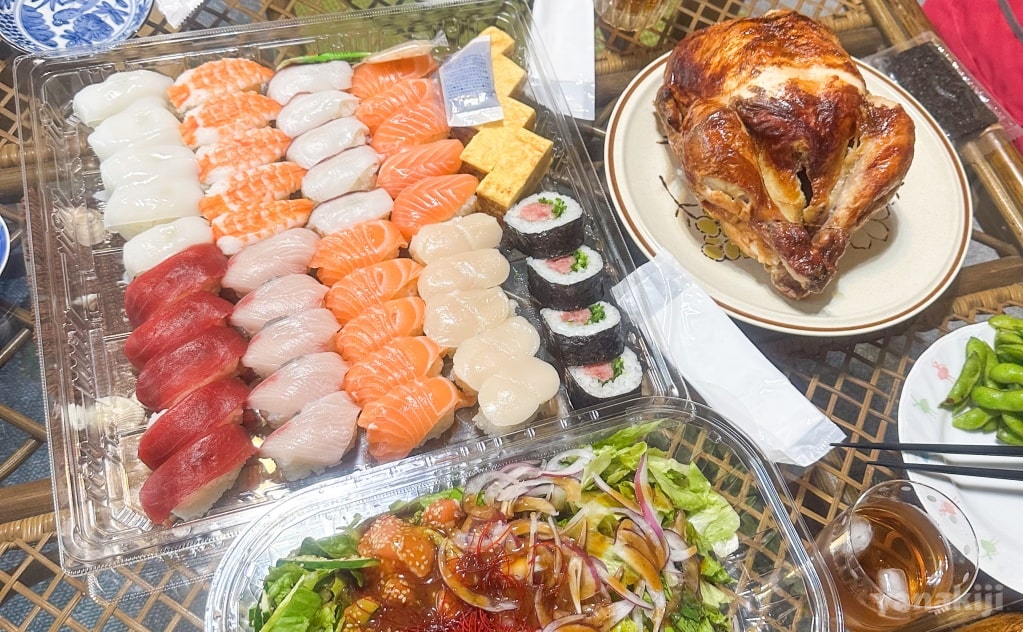 他にもたらふく食べました