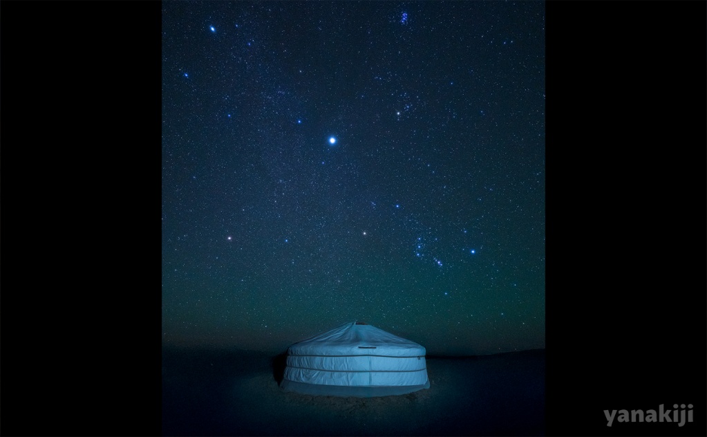 降り注ぐ星