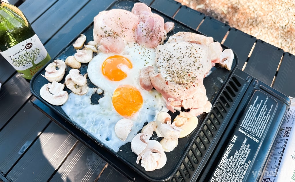 鶏の丸焼きをつくる