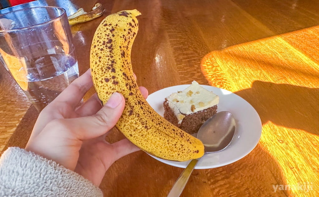 おやつのバナナとスイーツ