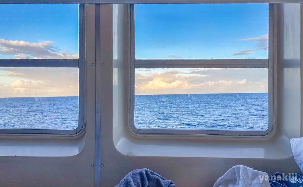 海上ライフ、気持ちの良い朝