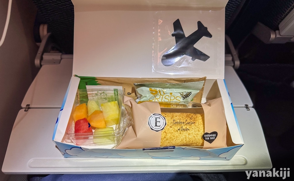 オーストラリア→日本の機内食②