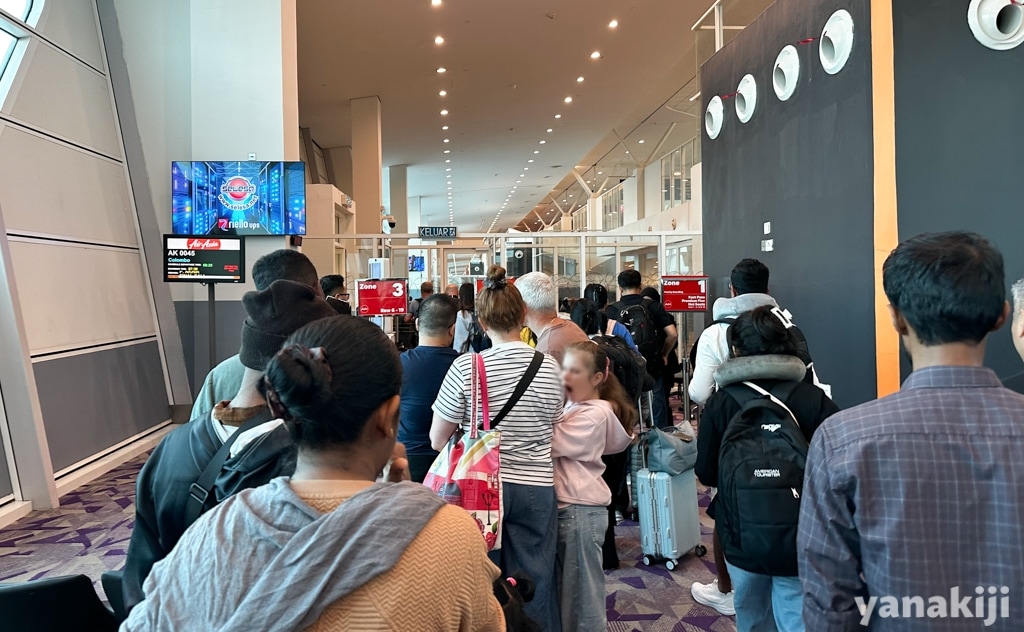 クアラルンプール空港の様子