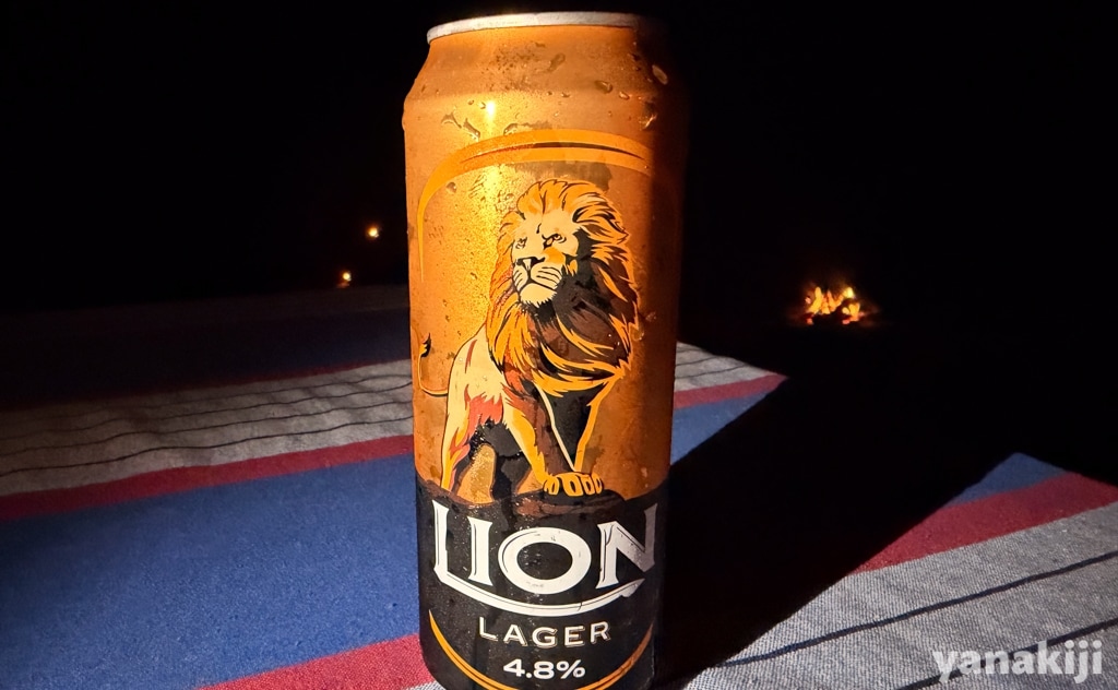 まずはビール!キンキンに冷えて美味しい!