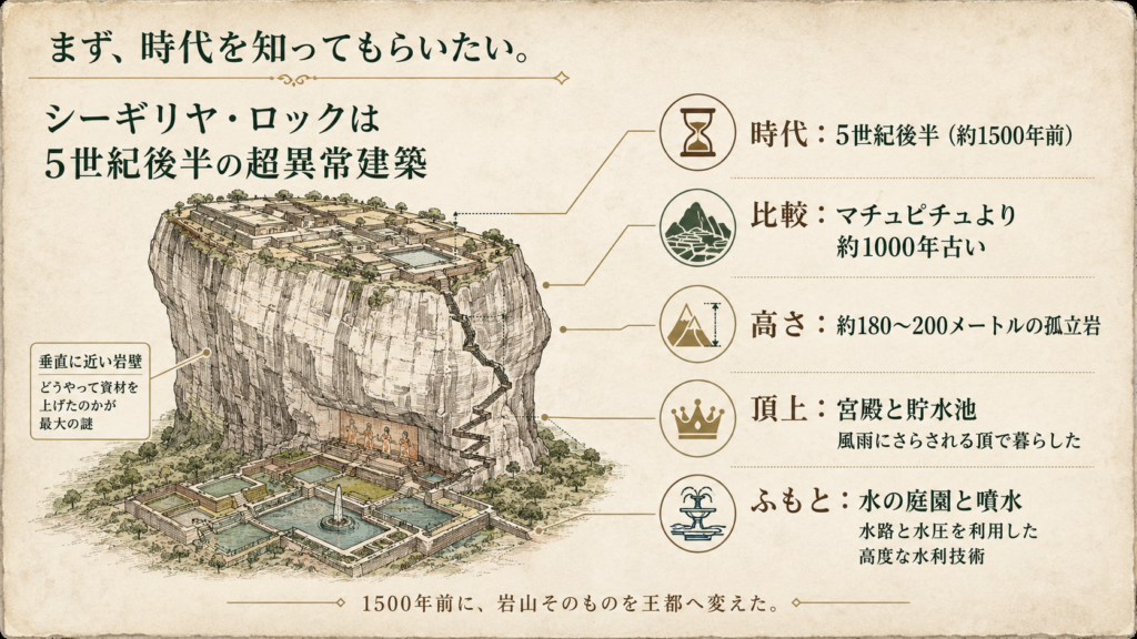 シーギリヤロックの概要