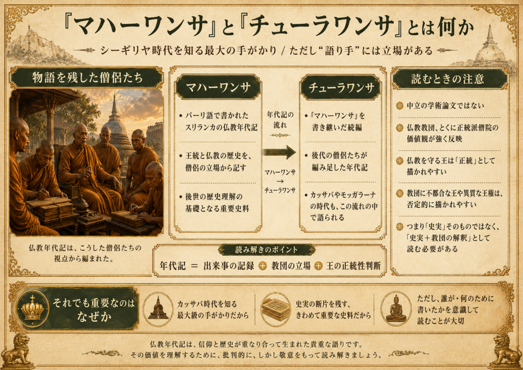 『マハーワンサ』と『チューラワンサ』とは何か?