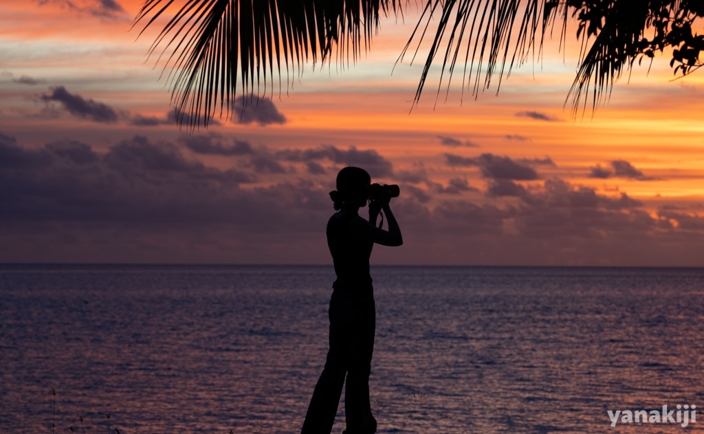 赤道の夕日3